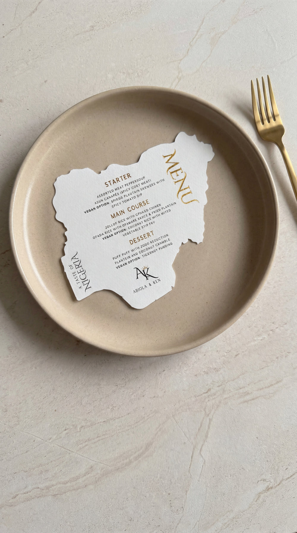 The Heritage Silhouette™ Menu - Nigeria