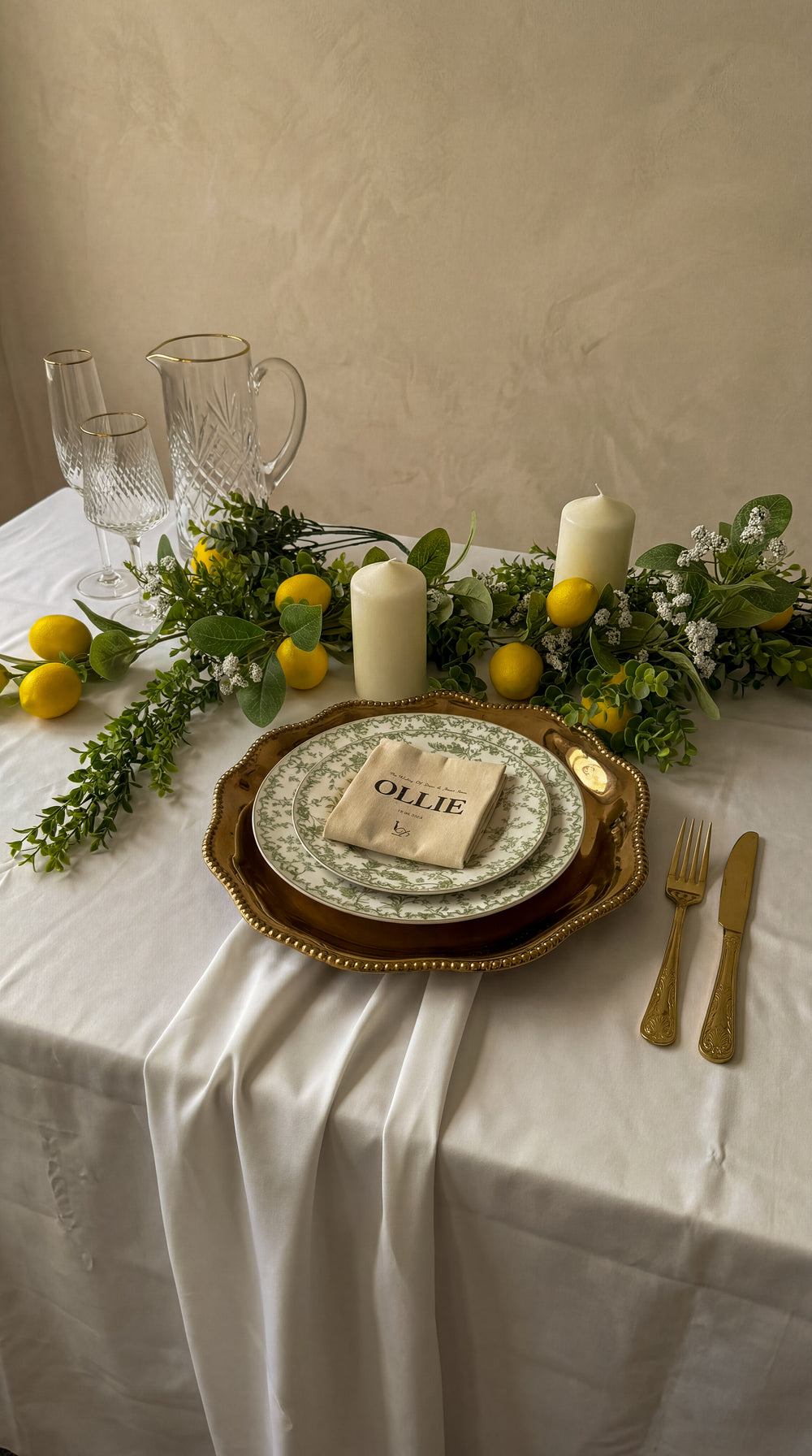 Le Monogramme Personalised Napkins
