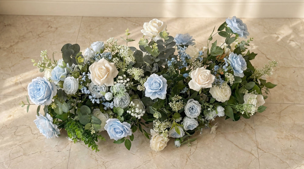 La Composition Florale - Bleu