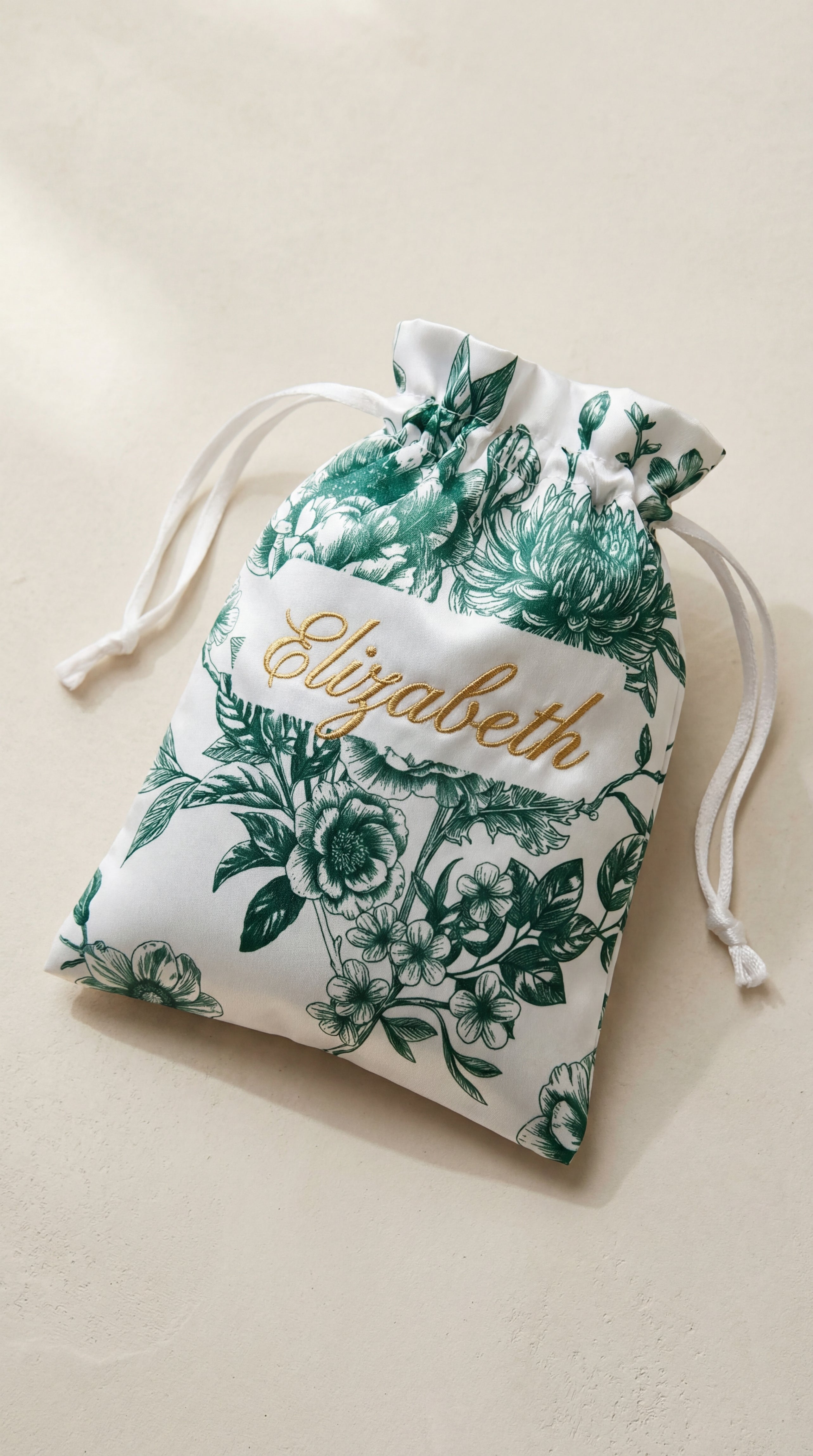 The Éclat Satin Keepsake- Emerald