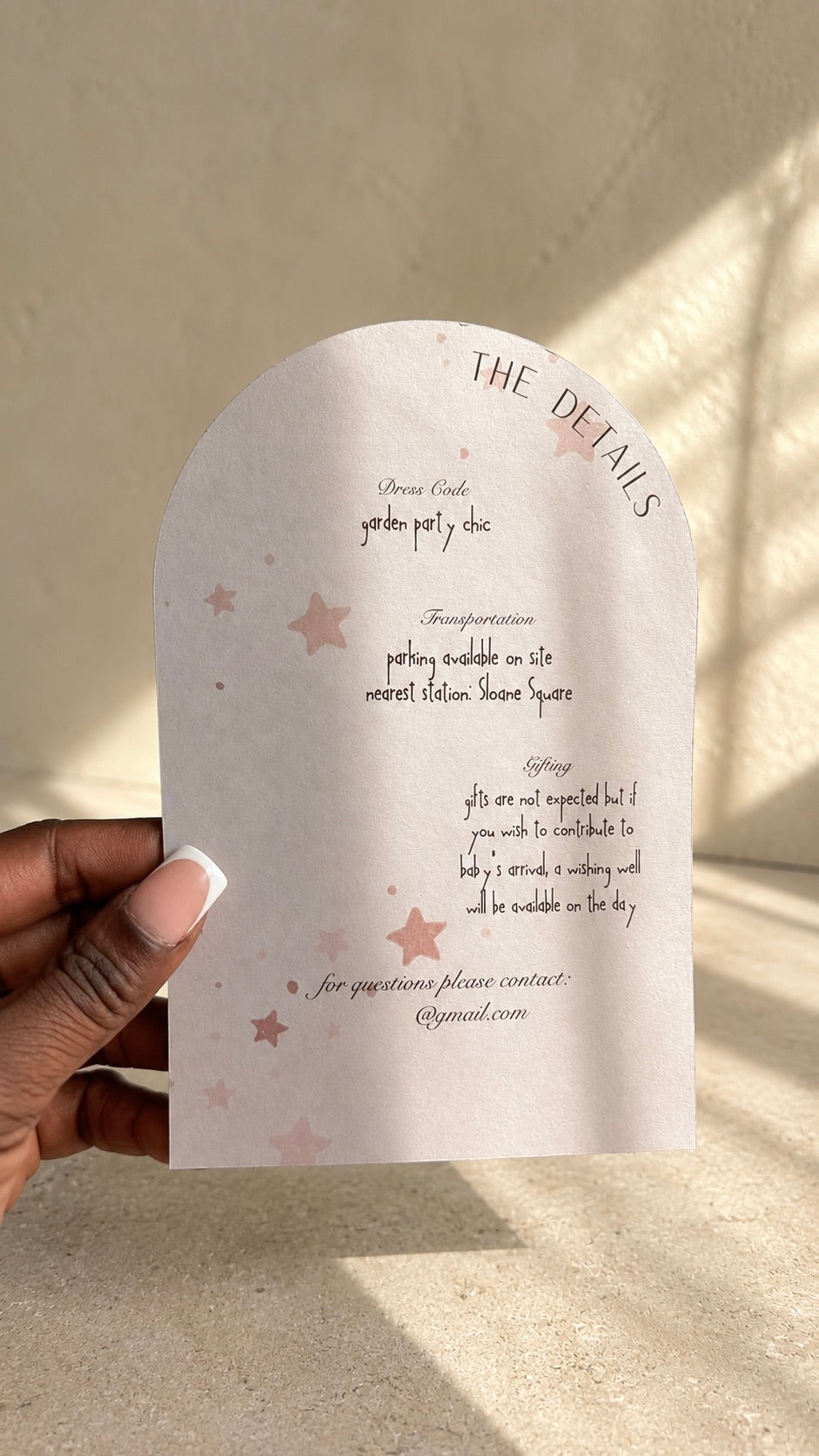 L'Arche Baby Shower Invitation Suite
