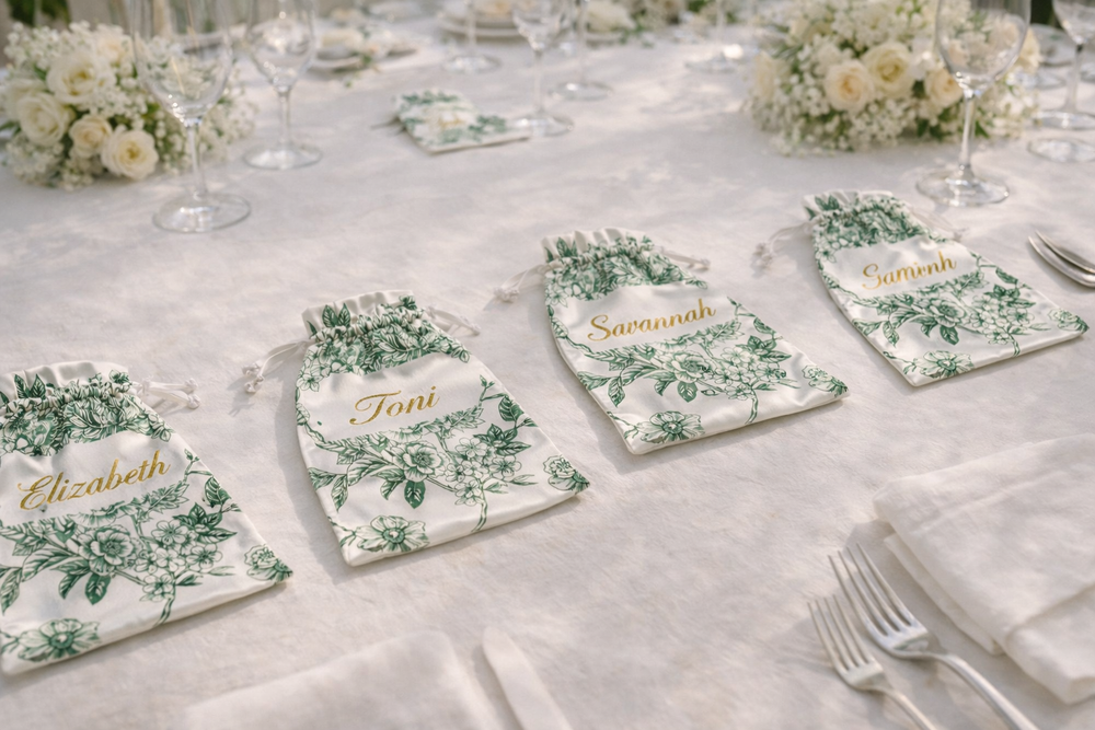 The Éclat Satin Keepsake- Emerald
