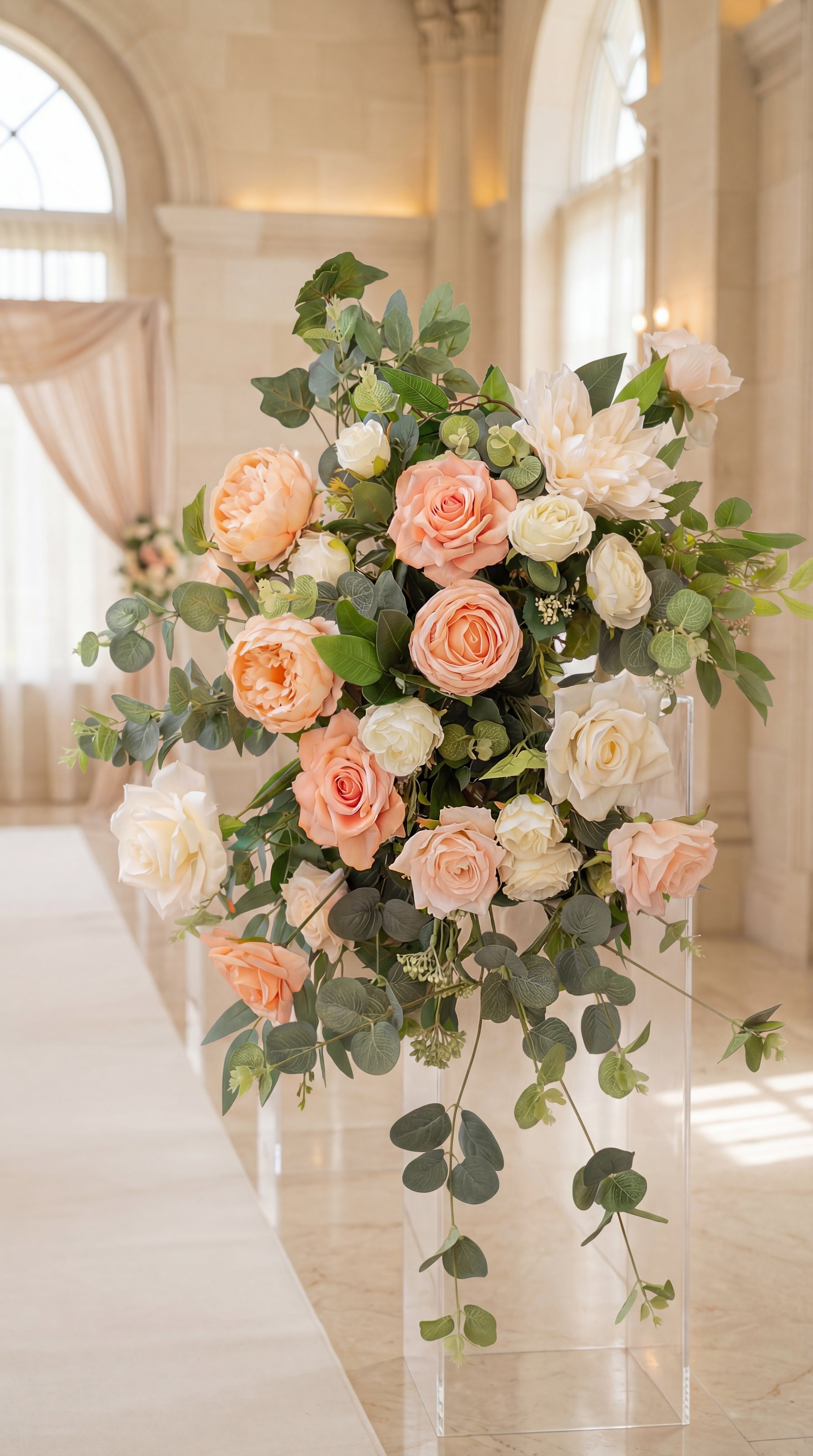 La Composition Florale - Pêche