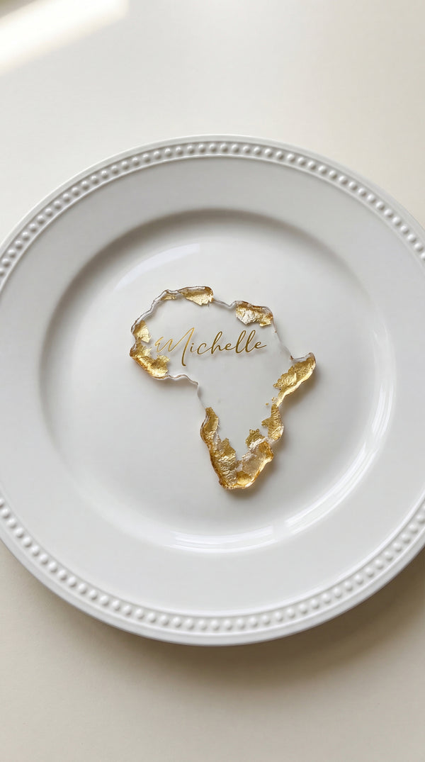 The Heirloom Silhouette Place Card - Gold