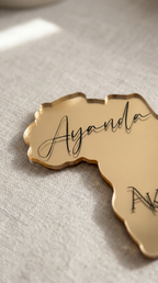 The Heirloom Silhouette Place Card - Pure Gold