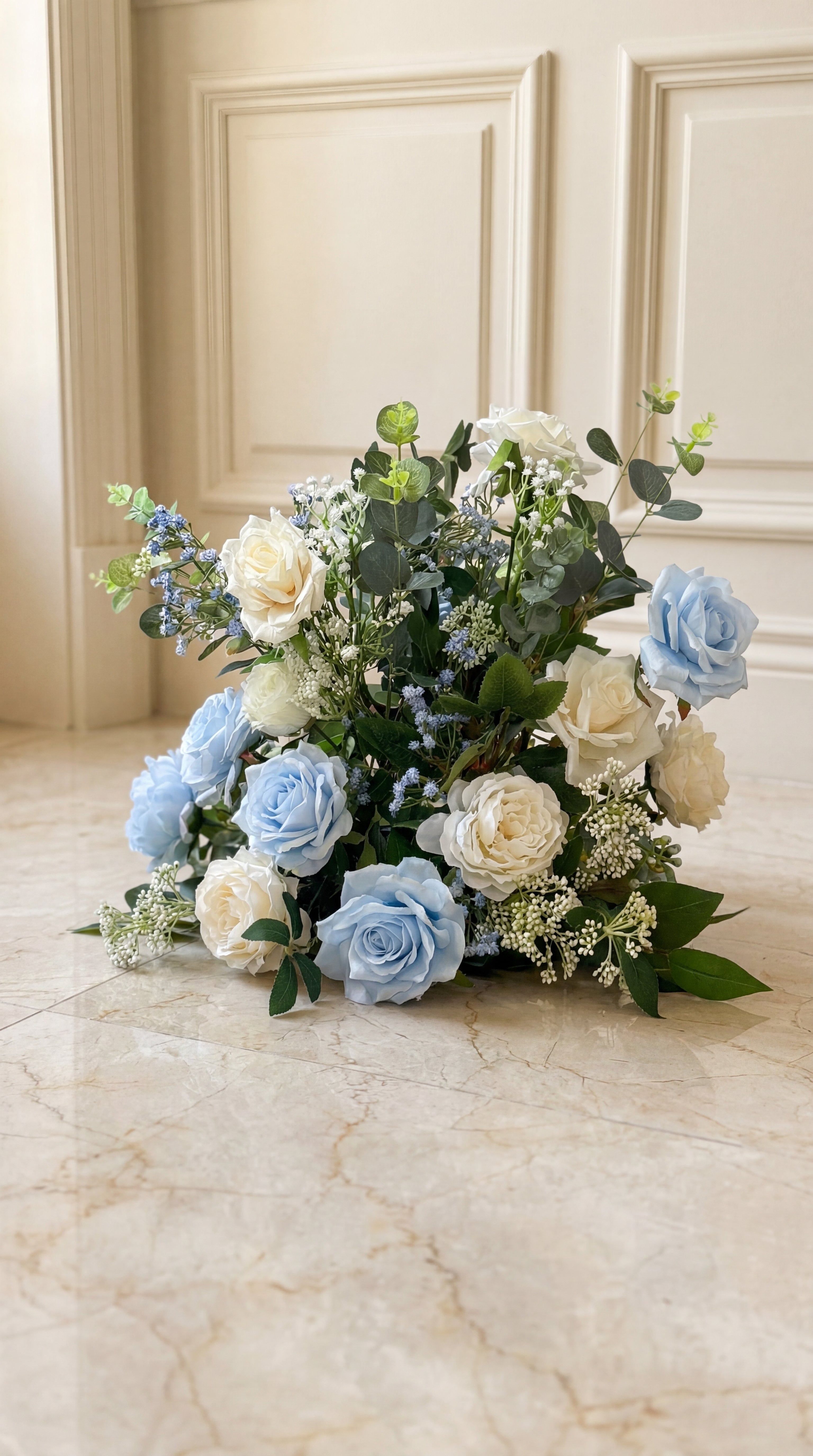 La Composition Florale - Bleu