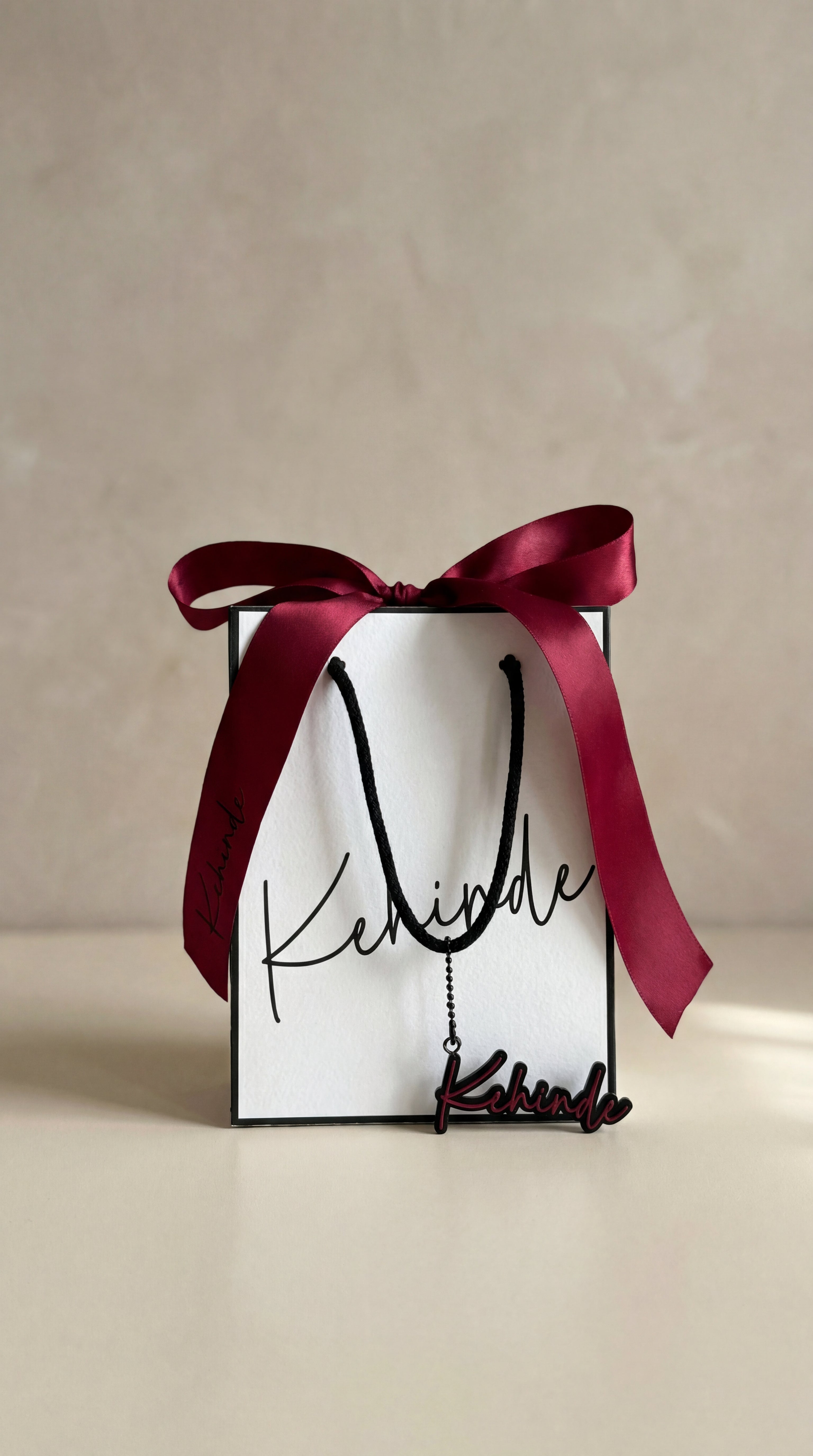 The Couture Presentation Bag - Burgundy