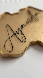 The Heirloom Silhouette Place Card - Pure Gold