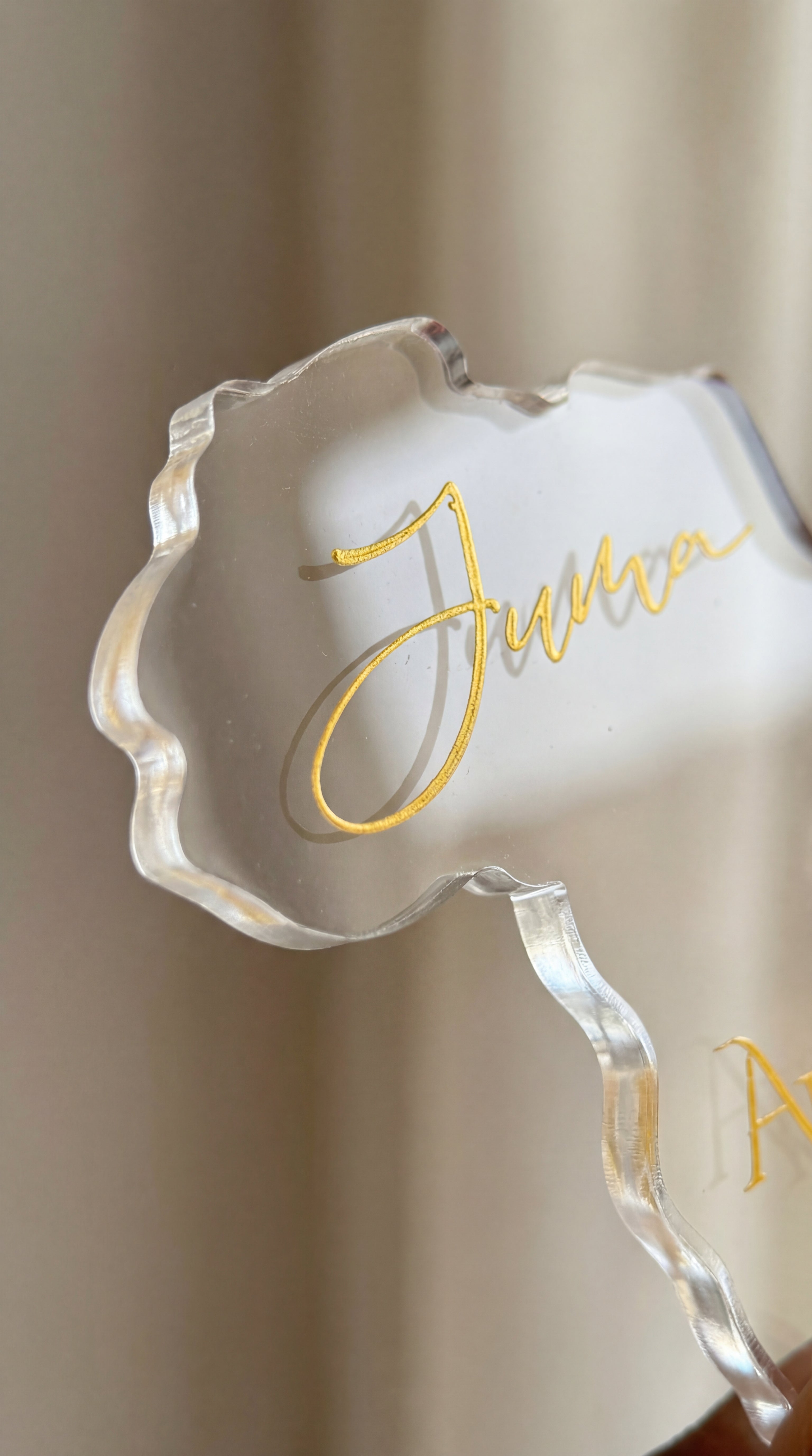 The Heirloom Africa Silhouette Place Card