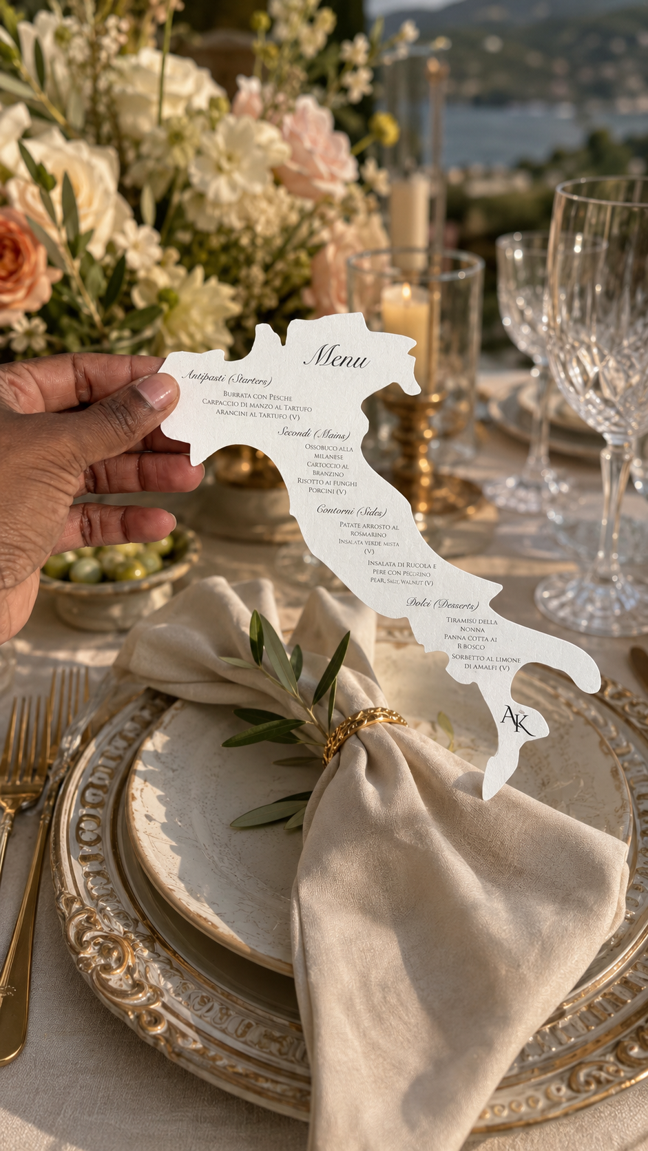 The Heritage Silhouette™ Menu - Italy