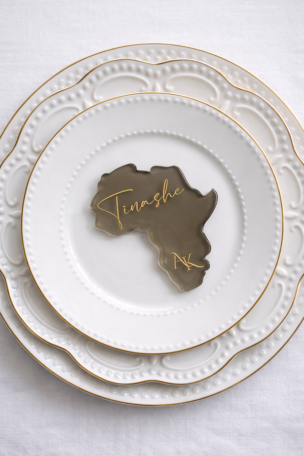 The Heirloom Silhouette Place Card Smoke
