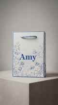 personalised handmade event gift bag with custom design for celebration