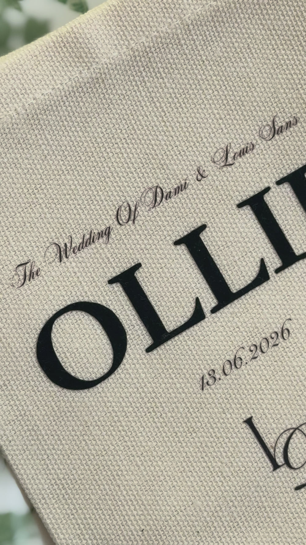 Le Monogramme Personalised Napkins
