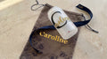luxury faux velvet drawstring keepsake bag with personalised toile pattern print